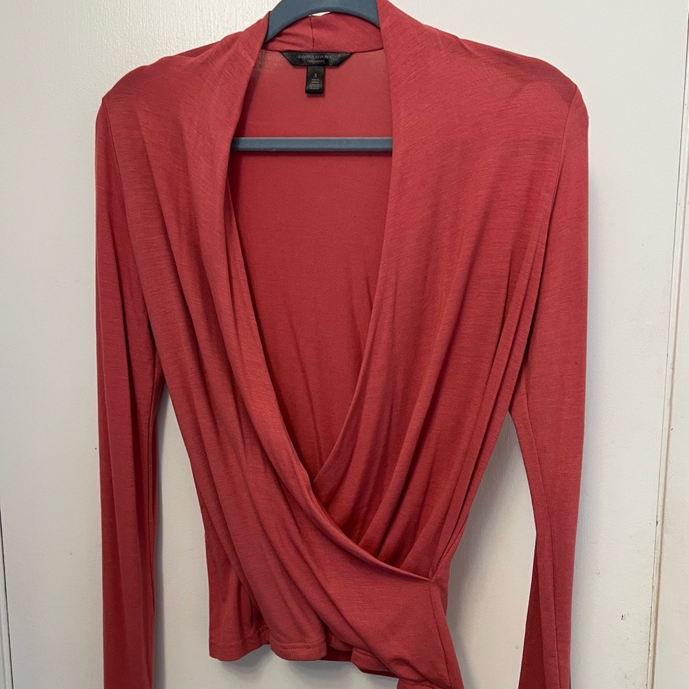Banana Republic Threadsoft Wrap Shirt